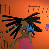 Power of Black Hair, still image taken from the film 'Power of Black Hair', Rachel Wang©, 2009